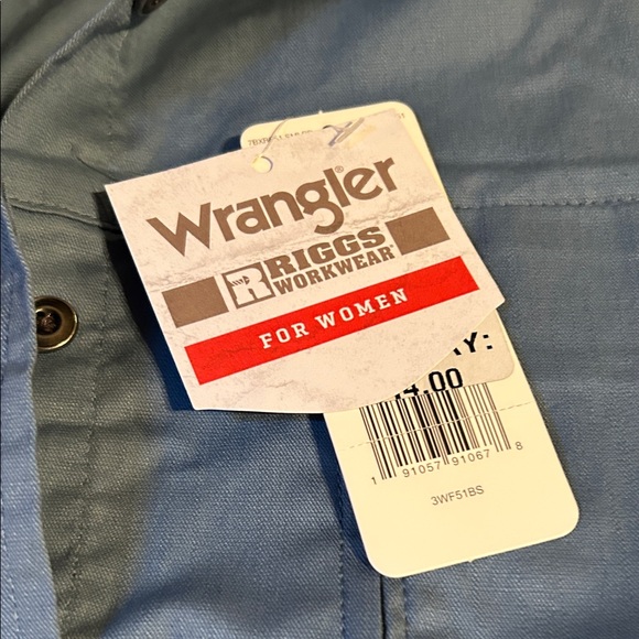 Wrangler Light Blue Casual Shirt - Picture 2 of 3